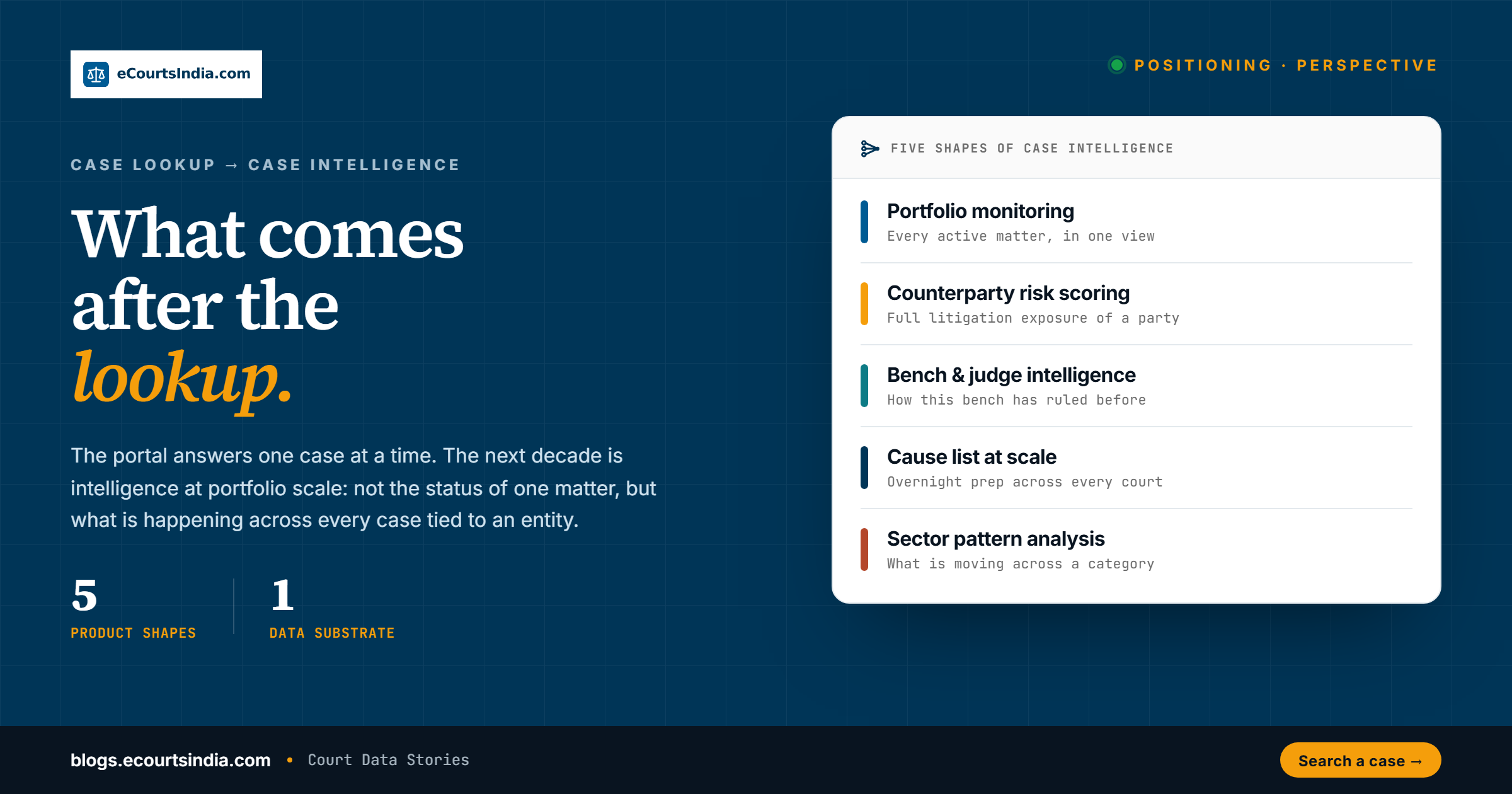 From Case Lookup to Case Intelligence: What Comes After the Government Portal
